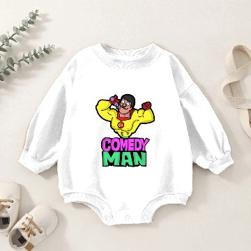 Discover comedy man Baby Romper Sweatshirts