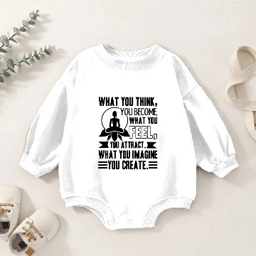 Discover Buddha Quote Baby Romper Sweatshirts Baby Romper Sweatshirts