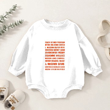 Discover Browns Starting QBs - Cleveland Browns - Baby Romper Sweatshirts