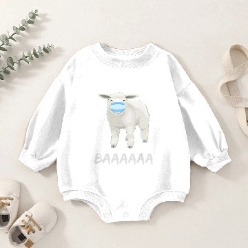 Discover Sheep with mask . Baby Romper Sweatshirts Baby Romper Sweatshirts