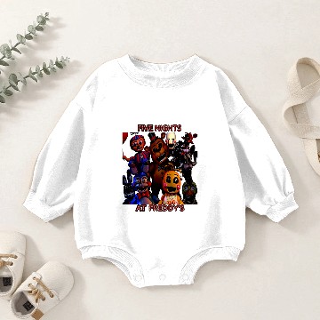 Discover FNAF 2 animatronics Baby Romper Sweatshirts