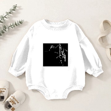 Discover Jazzman Coltrane - Jazz Collection Baby Romper Sweatshirts