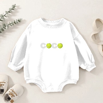 Discover Coco Gauff Call Me Coco Baby Romper Sweatshirts