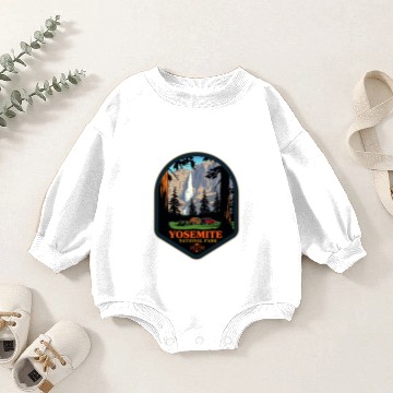 Discover Yosemite National Park Camping Lover Baby Romper Sweatshirts