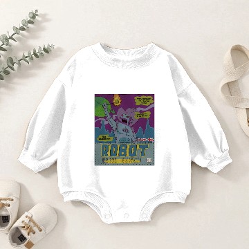 Discover Robot Rebel Ranch-Ed Edd n Eddy Baby Romper Sweatshirts