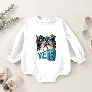 Discover Vintage WEBN Fireworks Unisex Baby Romper Sweatshirts