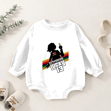 Discover Lucky 13 Baby Romper Sweatshirts