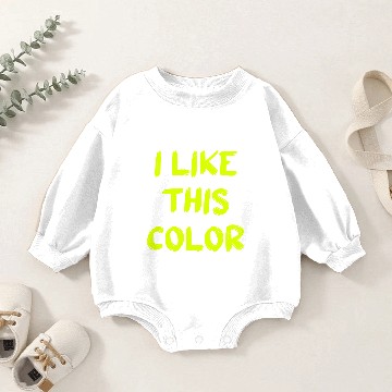 Discover I like this Color - Chartreuse Baby Romper Sweatshirts