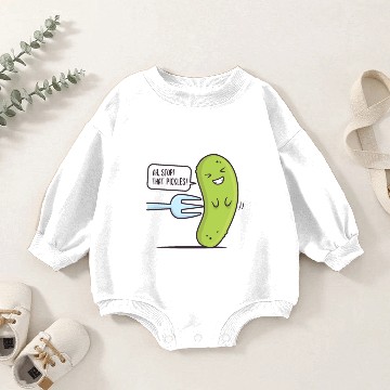 Discover Stop! That Pickles Baby Romper Sweatshirts