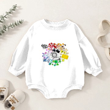 Discover Battle For Dream Island Cast Mural Classic Baby Romper Sweatshirts