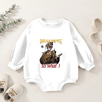 Discover Megadeth So Far,So Good,So What 1988 Baby Romper Sweatshirts