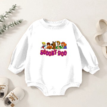 Discover Vintage Scooby Doo Comfort Colors Baby Romper Sweatshirts