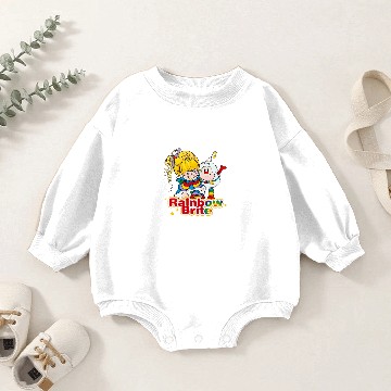 Discover Rainbow Brite Classic Baby Romper Sweatshirts