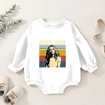 Discover Sheryl Crow Retro Vintage Baby Romper Sweatshirts