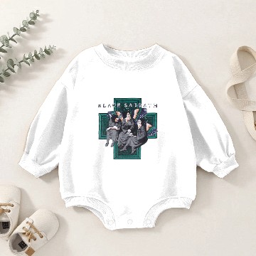 Discover Black Sabbath Heaven and Hell Concert Baby Romper Sweatshirts