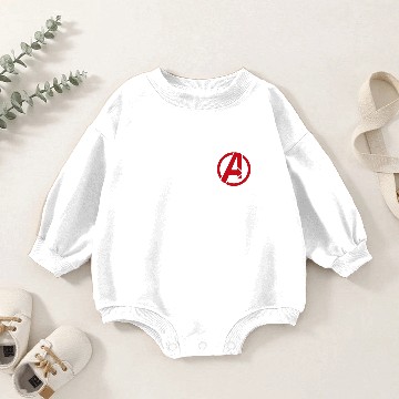 Discover Avengers Logo Embroidered Polo Baby Romper Sweatshirts