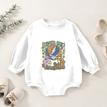 Discover Grateful dead Zip Baby Romper Sweatshirts