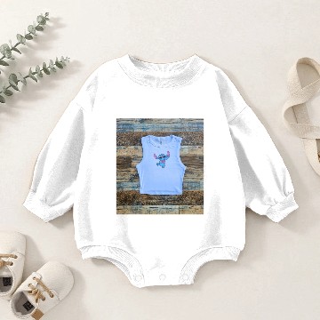 Discover Stitch Disney Crop Baby Romper Sweatshirts