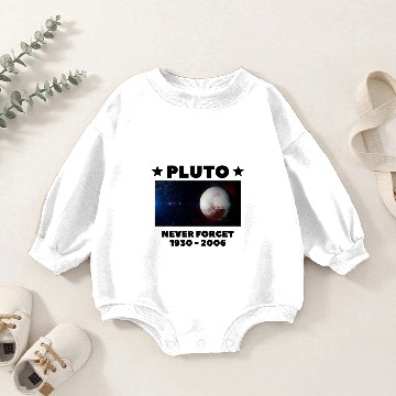 Discover Pluto Never Forget Baby Romper Sweatshirts
