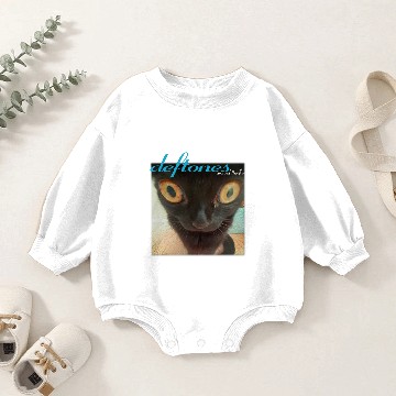 Discover Deftone around the fur cat band Vintage Baby Romper Sweatshirts