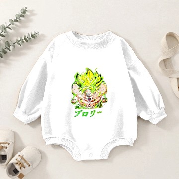 Discover Broly Graphic Baby Romper Sweatshirts-Baby Romper Sweatshirts