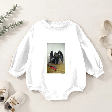 Discover Toothless Dragon Baby Romper Sweatshirts