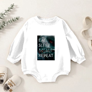 Discover Morbius - Eat Sleep Morb Repeat Baby Romper Sweatshirts
