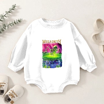 Discover MEGADETH – No More Mr. Nice Guy – Graphic Baby Romper Sweatshirts