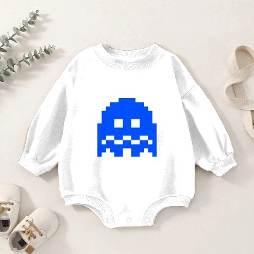 Discover Blue ghost - Pacman - Baby Romper Sweatshirts