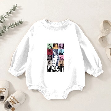 Discover Tay.lor S.wi.ft The E.r.a.s Tour Double Sided Baby Romper Sweatshirts