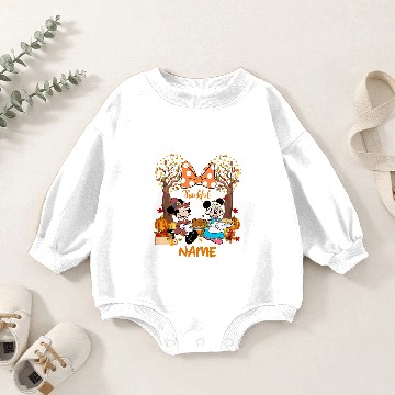 Discover Disney Thanksgiving Mickey Mouse Baby Romper Sweatshirts