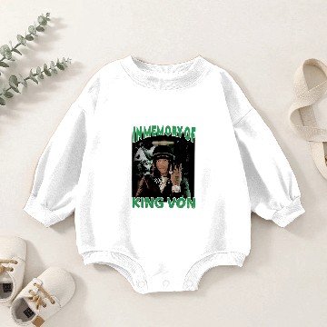 Discover King Von Baby Romper Sweatshirts