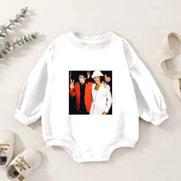 Discover Michael Jackson and Whitney Houston Baby Romper Sweatshirts
