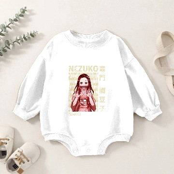 Discover Slayer Demon Anime Racerback Baby Romper Sweatshirts