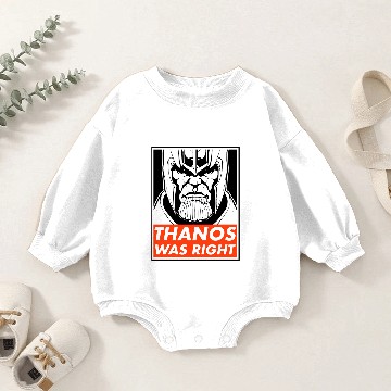 Discover Thanos was right Classic Baby Romper Sweatshirts