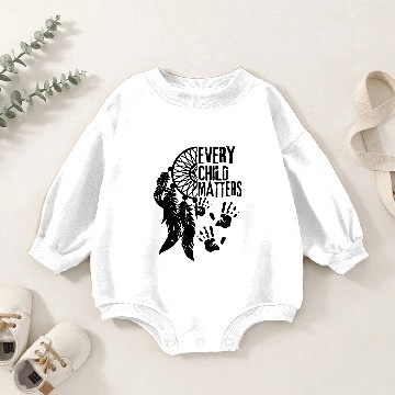 Discover Every Child Matters Canada Orange Day Classic Unisex Baby Romper Sweatshirts