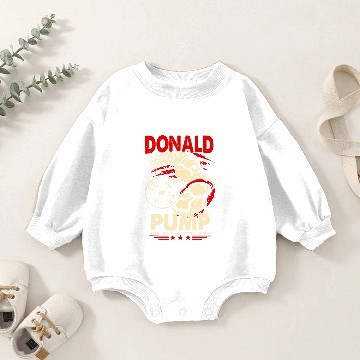 Discover Donald Pump Make America Strong Again Baby Romper Sweatshirts