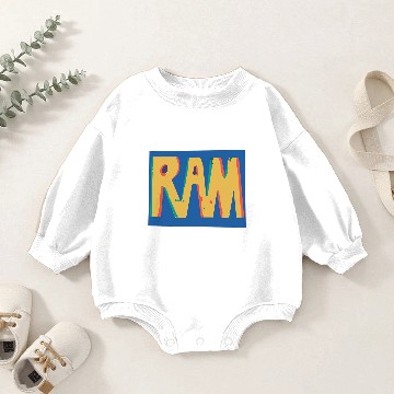 Discover McCartney Ram | Essential Baby Romper Sweatshirts