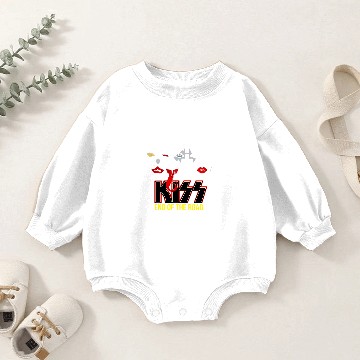 Discover Kiss Band Baby Romper Sweatshirts