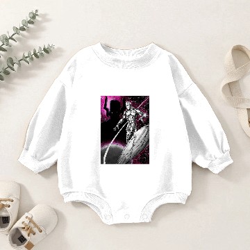 Discover Silver Surfer and Galactus Baby Romper Sweatshirts