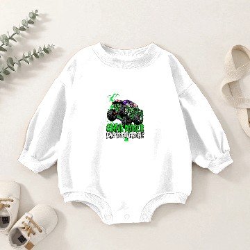 Discover Grave Digger Bad Tot The Bone Baby Romper Sweatshirts