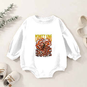 Discover MONKEY KING - Monkey King - Baby Romper Sweatshirts