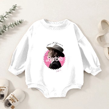 Discover Barbie Oppenheimer Baby Romper Sweatshirts, Barbieheimer Active Baby Romper Sweatshirts