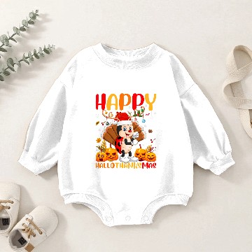 Discover Funny Ladybug Lover Happy Ladybug HelloThanksMas Baby Romper Sweatshirts