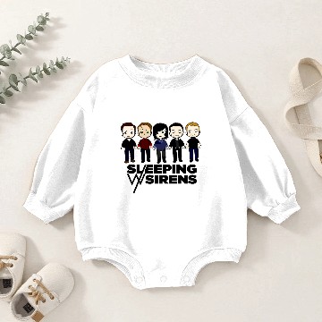 Discover Sleeping With Sirens Classic Baby Romper Sweatshirts