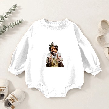Discover The King Mascot Burger King Baseball Jerseys Baby Romper Sweatshirts
