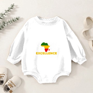 Discover Black Excellence Juneteenth Baby Romper Sweatshirts