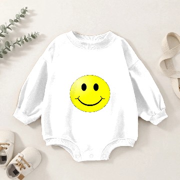 Discover Classic Smiley Face Baby Romper Sweatshirts