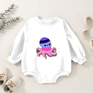Discover Omnisexual Pride Octopus Baby Romper Sweatshirts