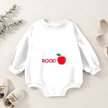 Discover Apple Rock Server or Waitress Baby Romper Sweatshirts